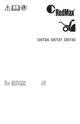 RedMax DST27 Operator's Manual