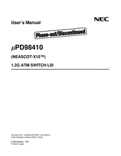 NEC mPD98410 User Manual