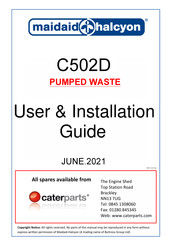 Maidaid Halcyon C502D User's Installation Manual