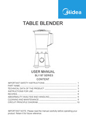 Midea BL1197A User Manual