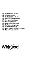 Whirlpool AKR 504 IX/1 Instructions For Use Manual