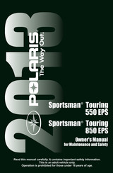 Polaris Sportsman Touring 850 EPS 2013 Owner's Manual For Maintenance And Safety