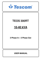 Tescom TEOS 300RT User Manual