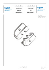 Tyco Electronics ERGOCRIMP 3-1579001-5 Instruction Sheet