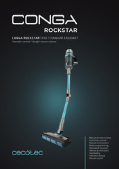 Aspirador vertical digital Conga Rockstar 1700 Advance ErgoWet 