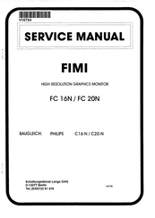 Philips FIMI FC 20N Service Manual
