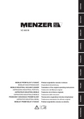 Menzer VC 660 M Translation Of The Original Operating Instructions