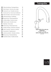 Hans Grohe Aqittura M91 210 1jet sBox lite 76841 Series Instructions For Use/Assembly Instructions