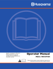 Husqvarna 967277401 Operator's Manual