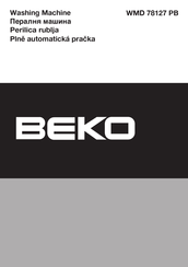 Beko WMD 78127 PB Manual