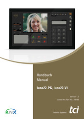 TCi KNX luna22-VI Handbuch Manual
