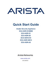 Arista DCA-NDR-A5 Quick Start Manual
