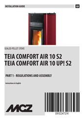 MCZ TEIA COMFORT AIR 10 UP! S2 Installation Manual