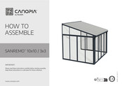 Palram CANOPIA SANREMO 3x3 How To Assemble