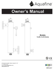 Aquafine VL200 Series Owner's Manual
