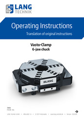 LANG TECHNIK Vasto-Clamp Operating Instructions Manual