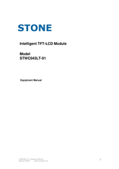 Stone STWC043LT-01 Equipment Manual
