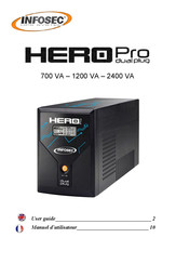 INFOSEC Hero Pro Dual Plug 700 VA User Manual
