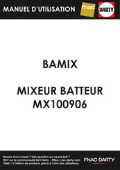 Bamix MX100906 Full Instruction Manual