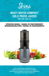 Shine KITCHEN SMB-1WH Operation Manual