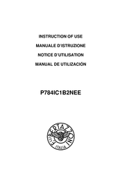 Bertazzoni P784IC1B2NEE Instructions Of Use