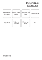 Dieter Knoll Collection DKEI6640XB User Manual