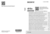 Sony a9III Startup Manual