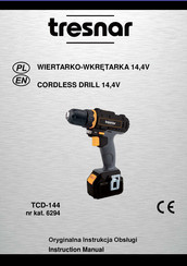 tresnar TCD-144 Instruction Manual