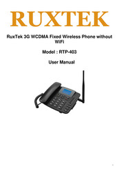 RuxTek RTP-403 User Manual
