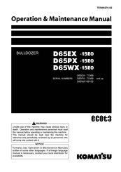 Komatsu D65WX-69105 Operation & Maintenance Manual