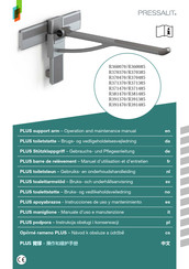 Pressalit PLUS R371370 Operation And Maintenance Manual