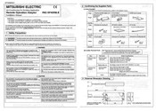 Mitsubishi Electric PAC-SF40RM-E Installation Manual
