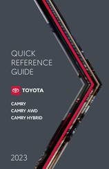Toyota CAMRY 2023 Quick Reference Manual