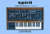 Crumar Spirit Owner's Manual