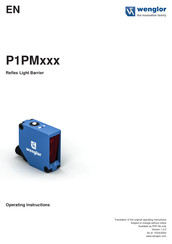 Wenglor P1PM Series Operating Instructions Manual