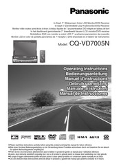 Panasonic CQ-VD7005N Operating Instructions Manual
