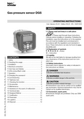 Honeywell krom schroder DGS Operating Instructions Manual