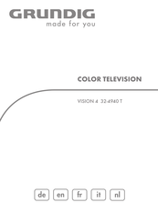 Grundig VISION 4 32-4940 T Manual