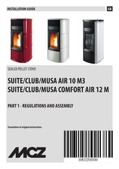 MCZ MUSA COMFORT AIR 12 M Installation Manual