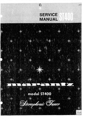 Marantz ST400 Service Manual