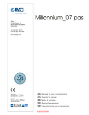 Isa Millennium 07 pas Operator's Manual