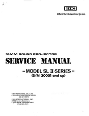 Eiki SL II Series Service Manual