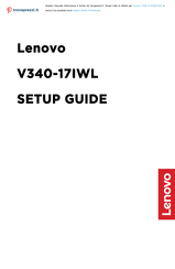 Lenovo V340 Setup Manual