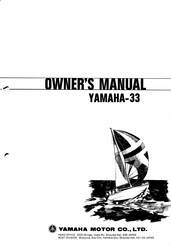 Yamaha 33 1980 Owner's Manual