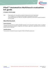 Infineon PSoC CY3290-CYAT8168X Manual
