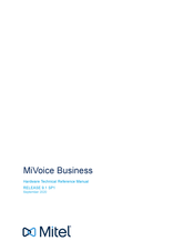 Mitel 3300 AX Hardware Technical Reference Manual