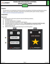 Lippert BaseCamp Series Quick Start Manual
