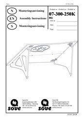 Sove 07-300-250K Assembly Instructions Manual