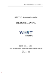 WHST STA77-5 Product Manual