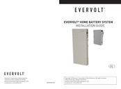 Panasonic EVERVOLT EV-X15 Installation Manual